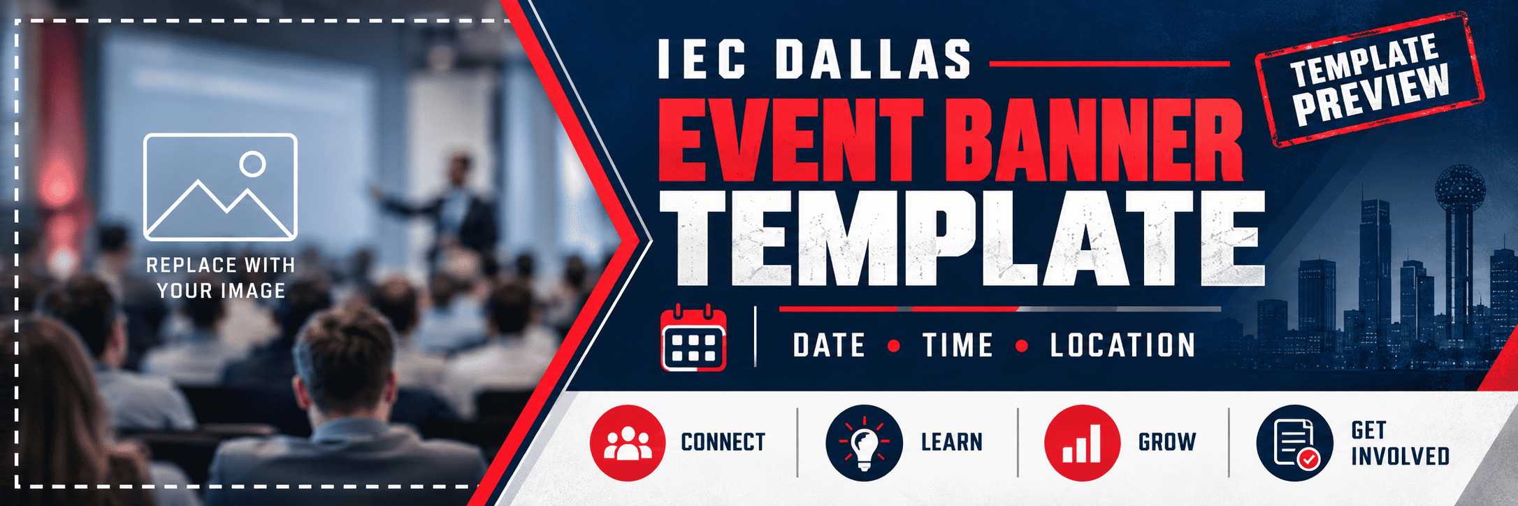 event banner template
